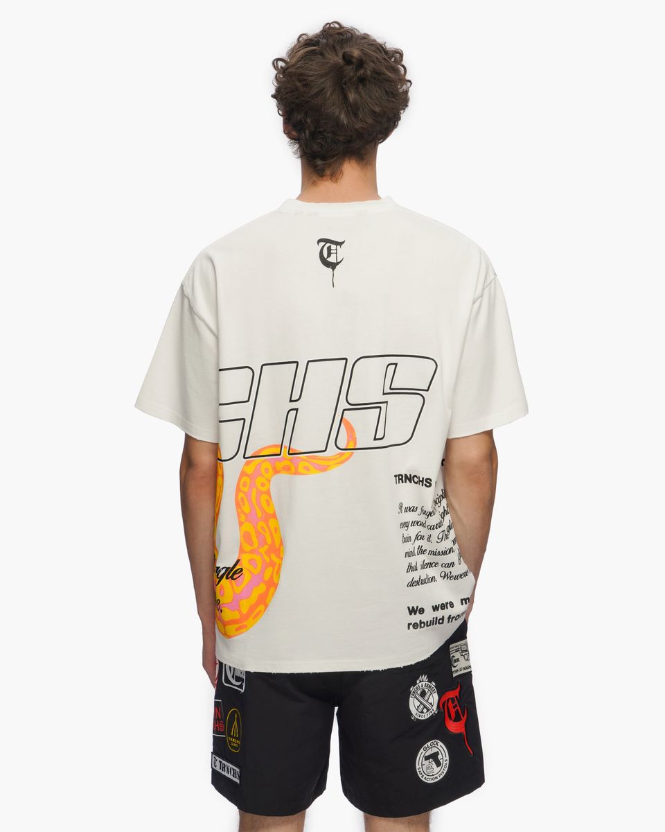 TRNCHS FORGED BY STRUGGLE White Tee