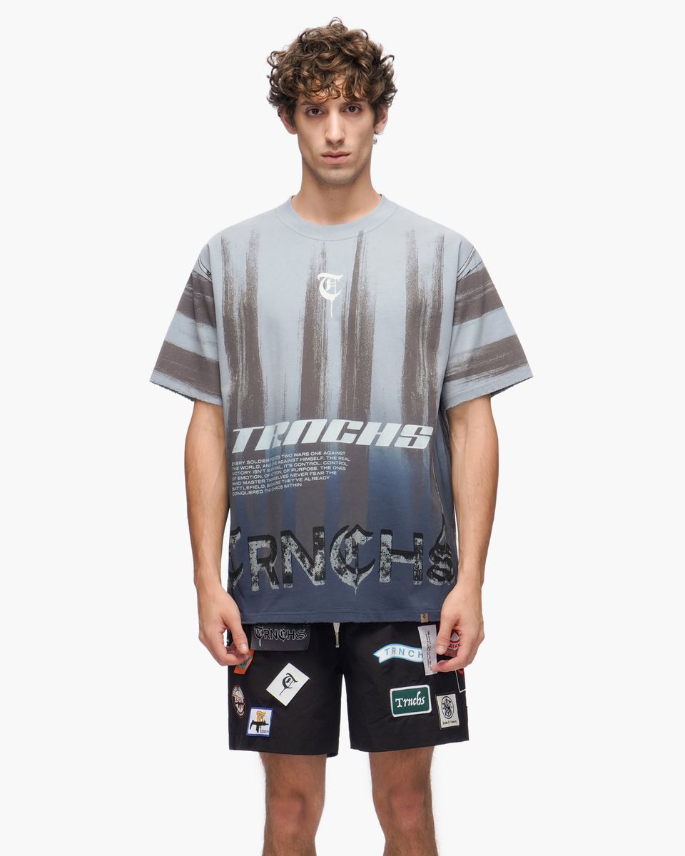 TRNCHS Control-Blue-Tee