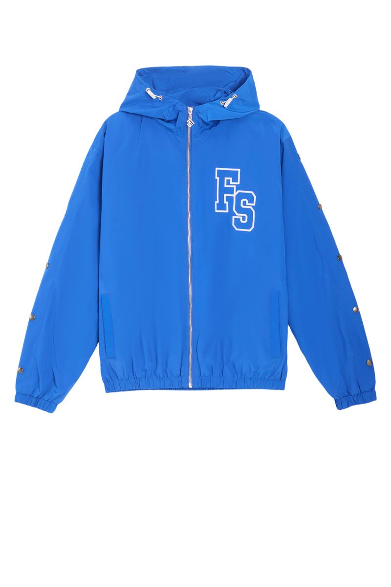 FOREVER SITUATED Nylon Track Jacket Blue FSNYLONJB