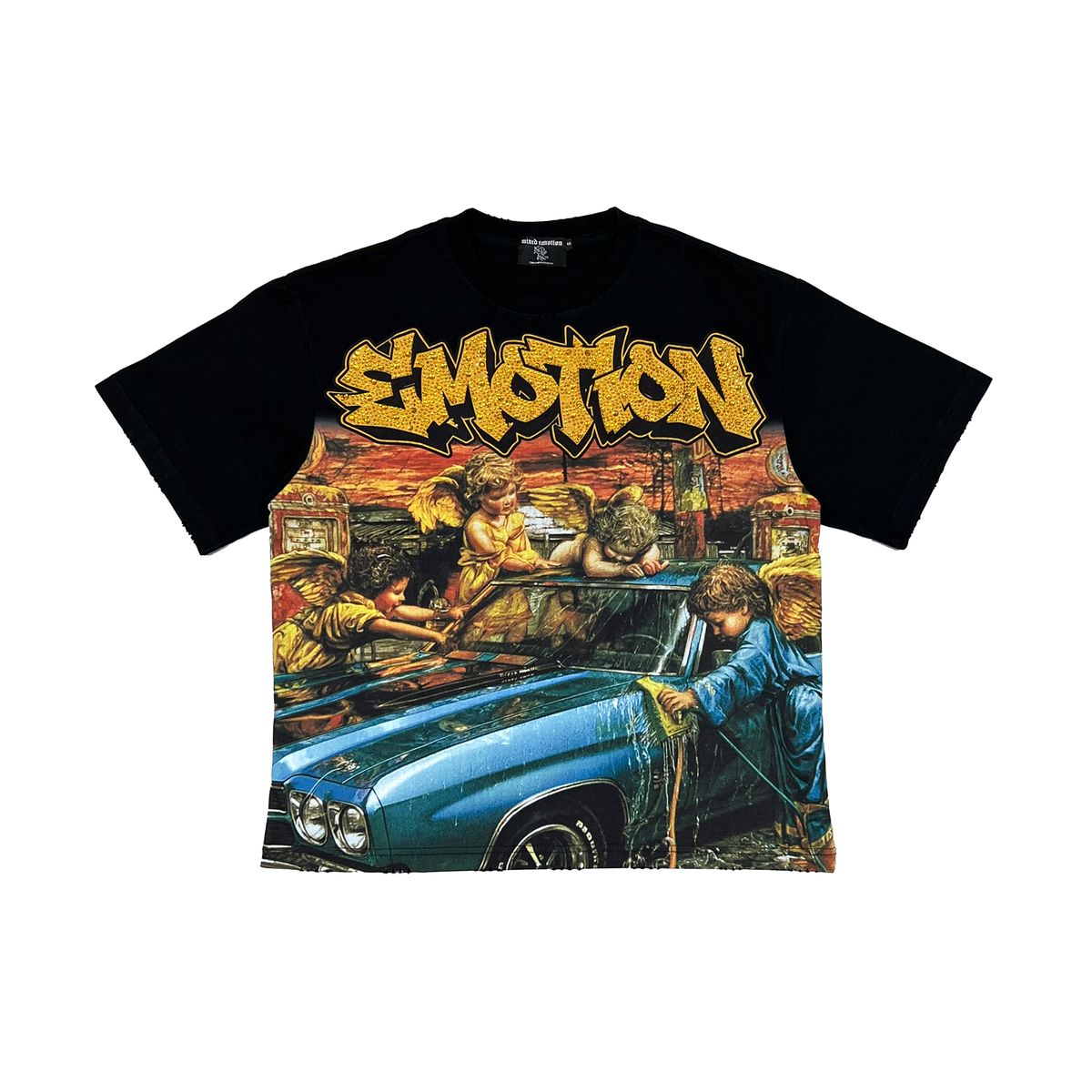 MIXED EMOTION Angel Wash Tee T-22724