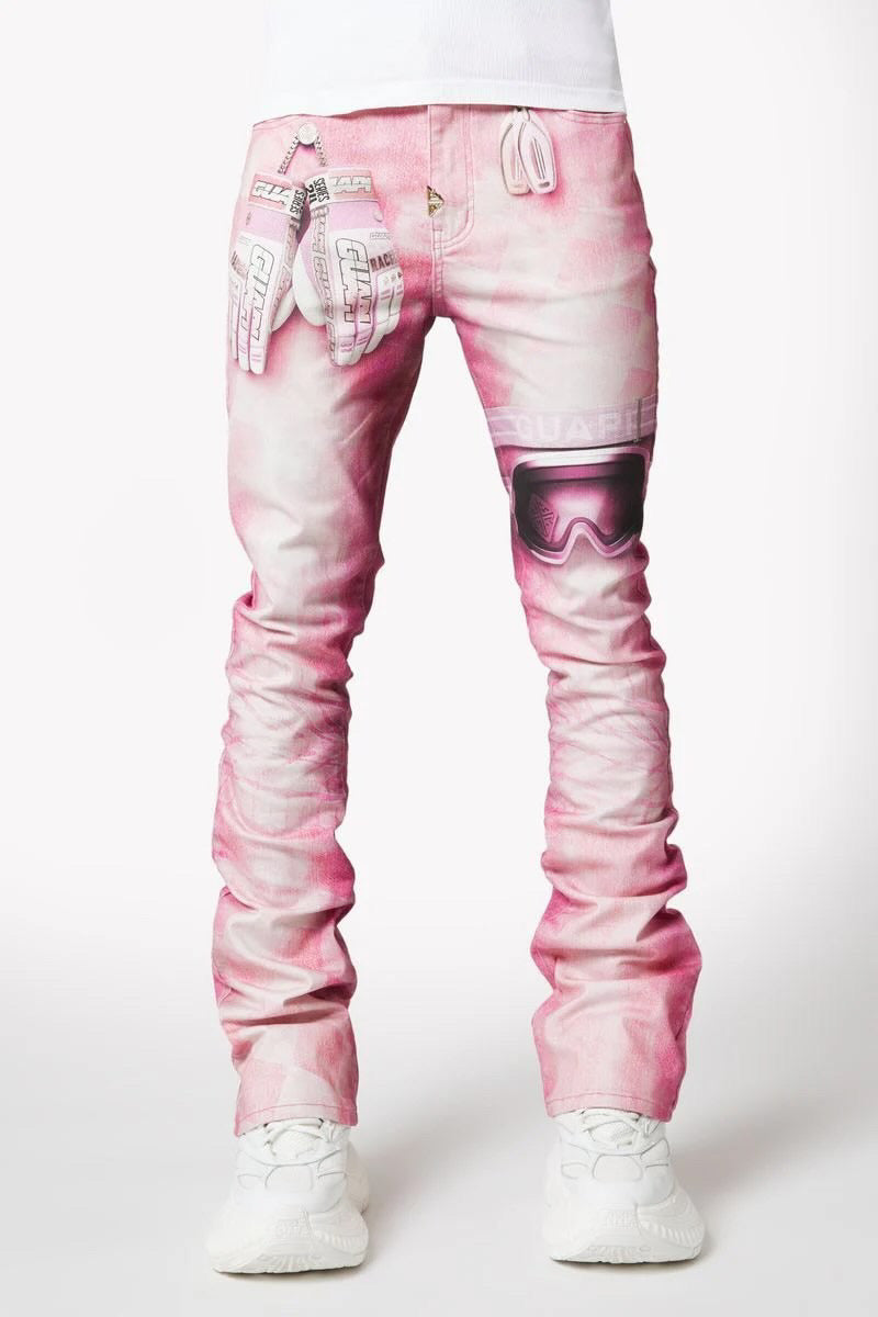 GUAPI FRENCH ROSE RACER DENIM jeans
