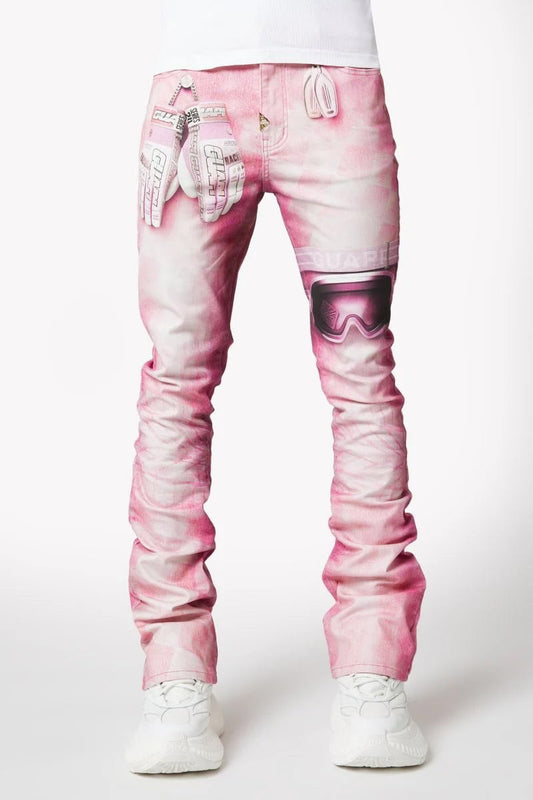 GUAPI FRENCH ROSE RACER DENIM jeans