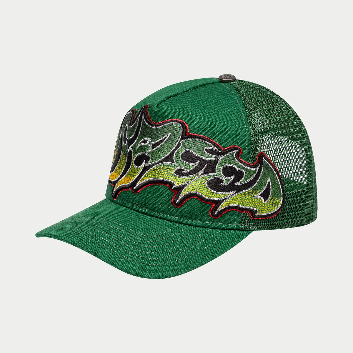 GODSPEED-GS Neo Trucker Hat (Green/Yellow/Red)