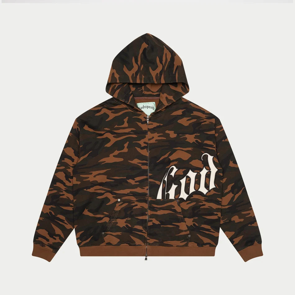 GODSPEED OG Logo Sweatsuit (Brown Camo)