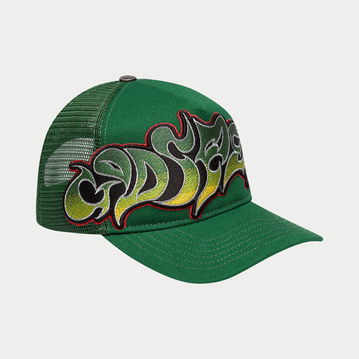 GODSPEED-GS Neo Trucker Hat (Green/Yellow/Red)