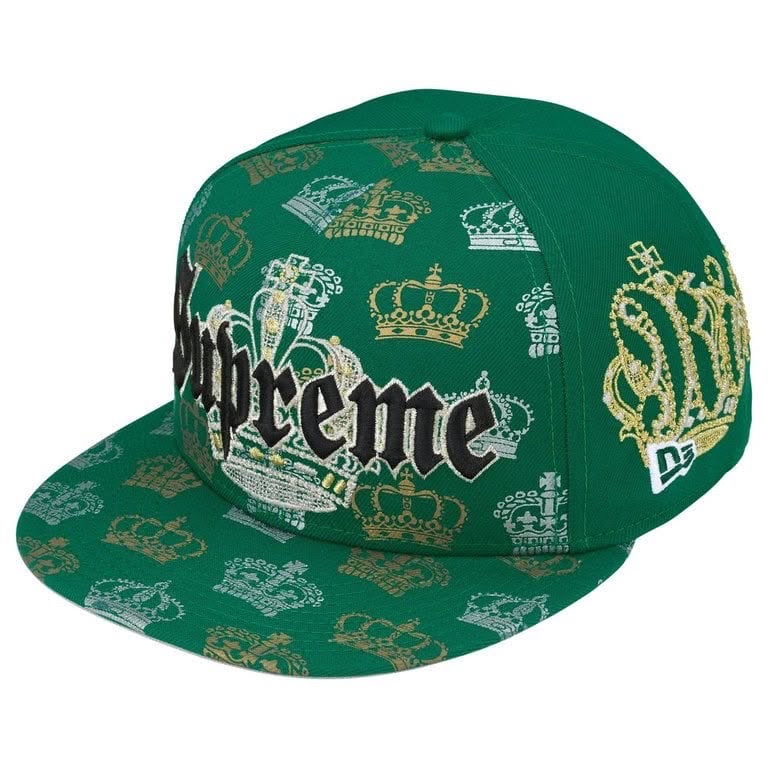 Supreme Green Crown New Era® Hat