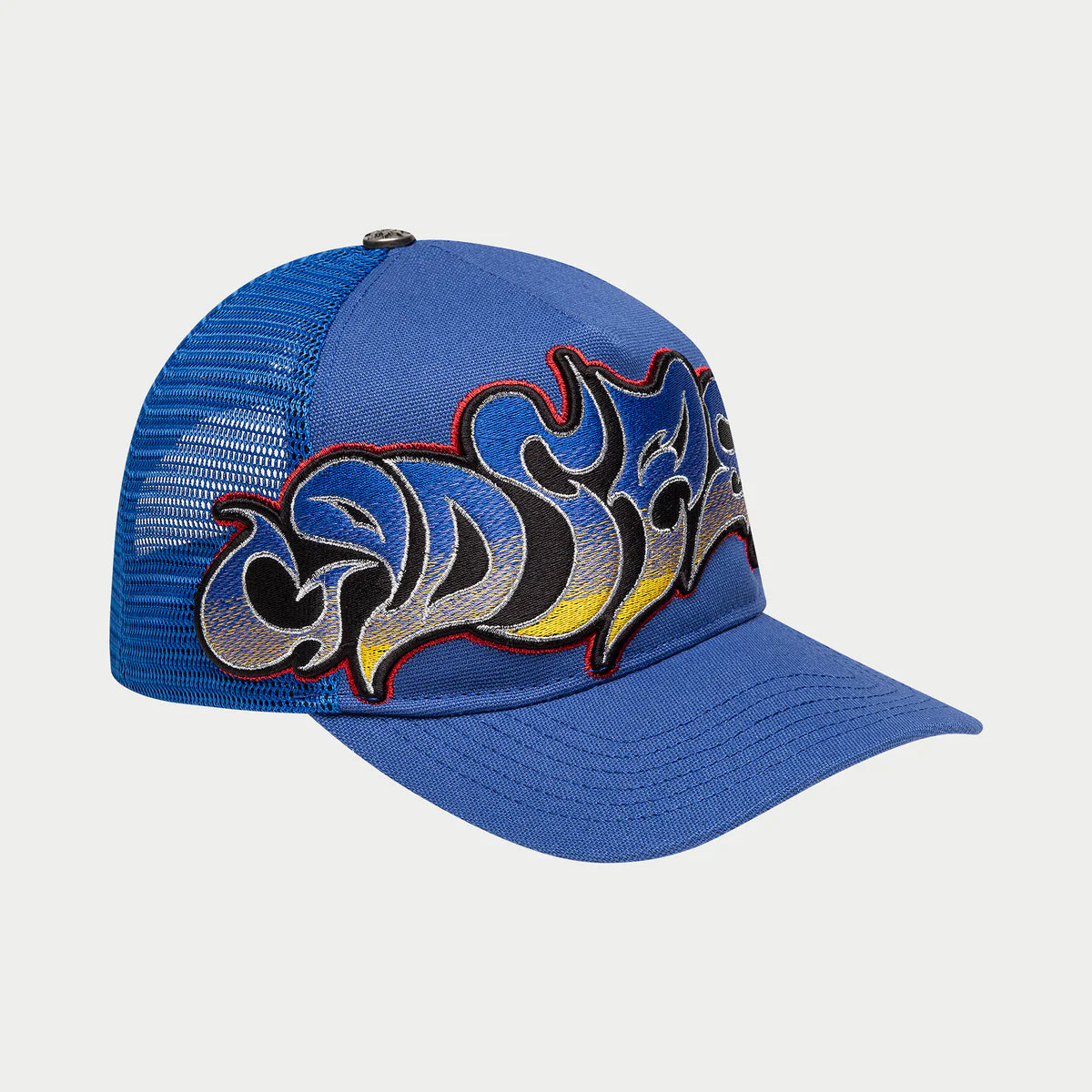 GODSPEED-GS Neo Trucker Hat (Blue/Yellow/Red)