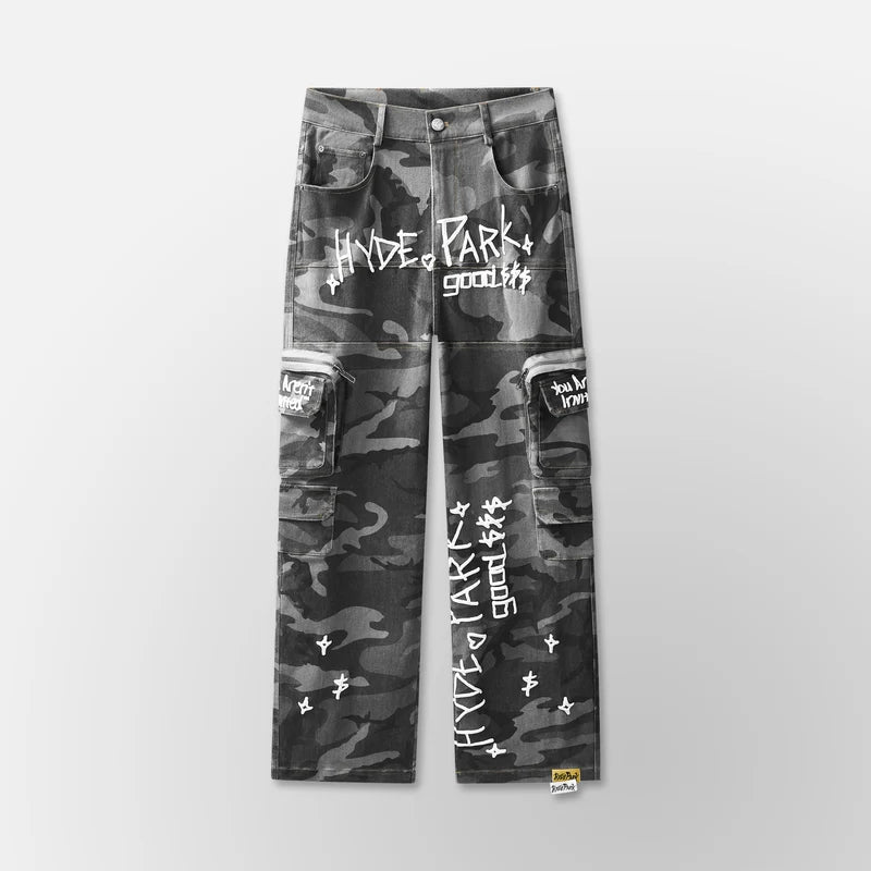 HYDEPARK Urban Desert Camo Cargo Fatigue - Grey