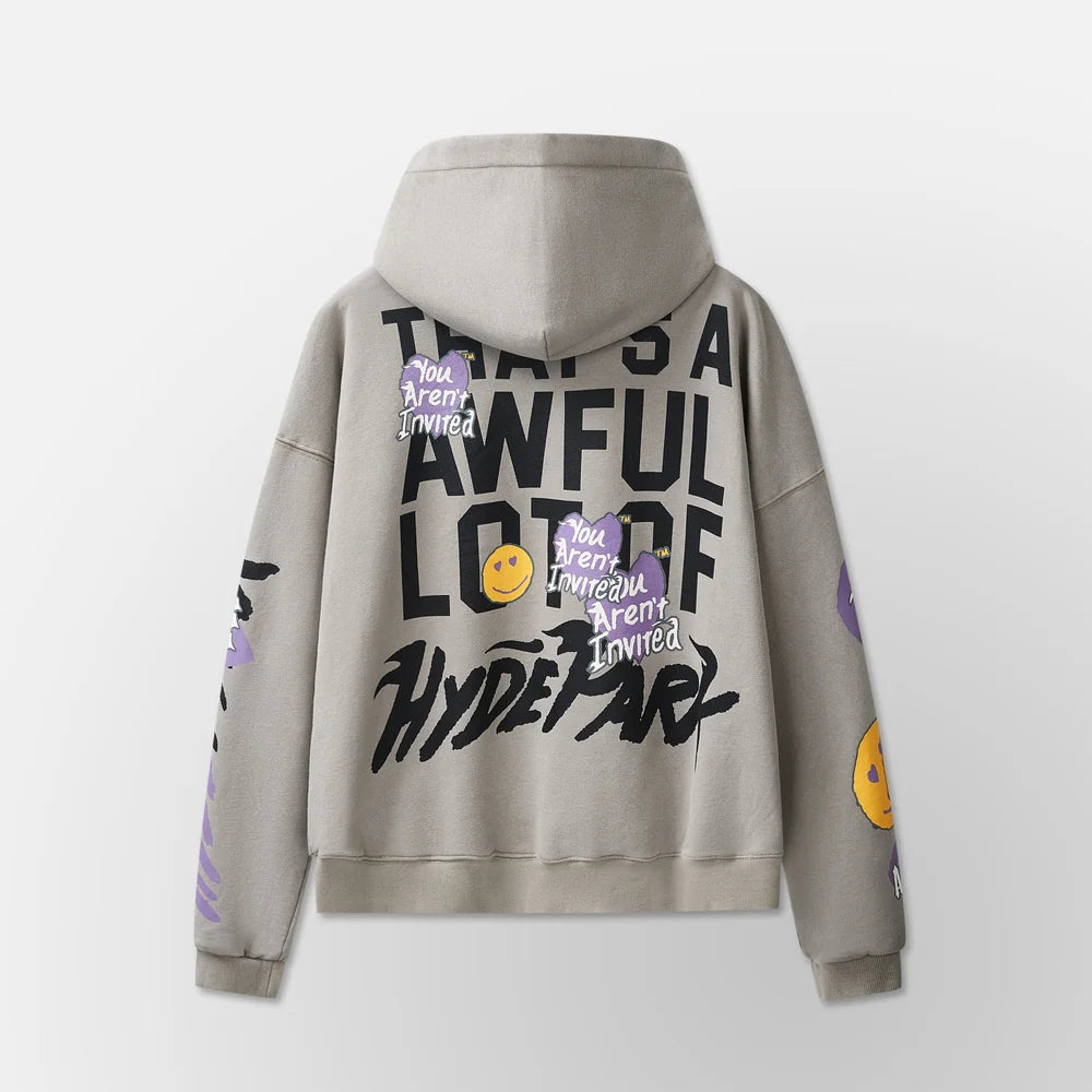 Awful Lot of Hyde Park Hoodie - grey (mocha)