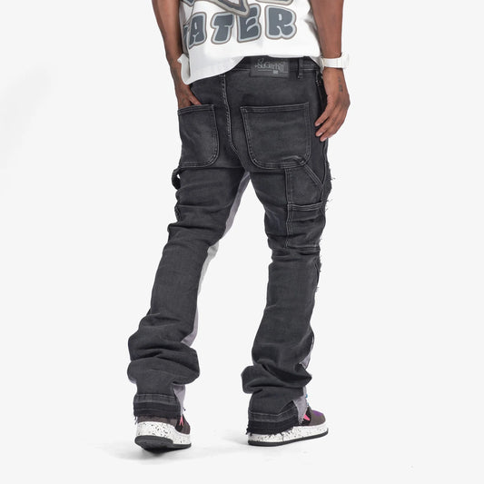 SUGARHILL "Revolver" Stacked Denim (black/grey) SH24-FALL-33