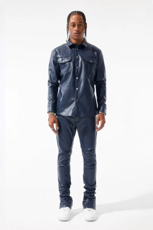 JORDAN CRAIG Ross Stacked - Thriller Pants (Midnight Blue) JRF91636
