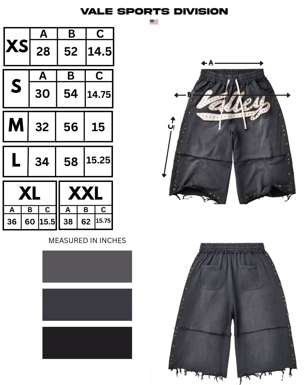 Valley Dreams SKITTLE SWORTS [BLACK] Shorts