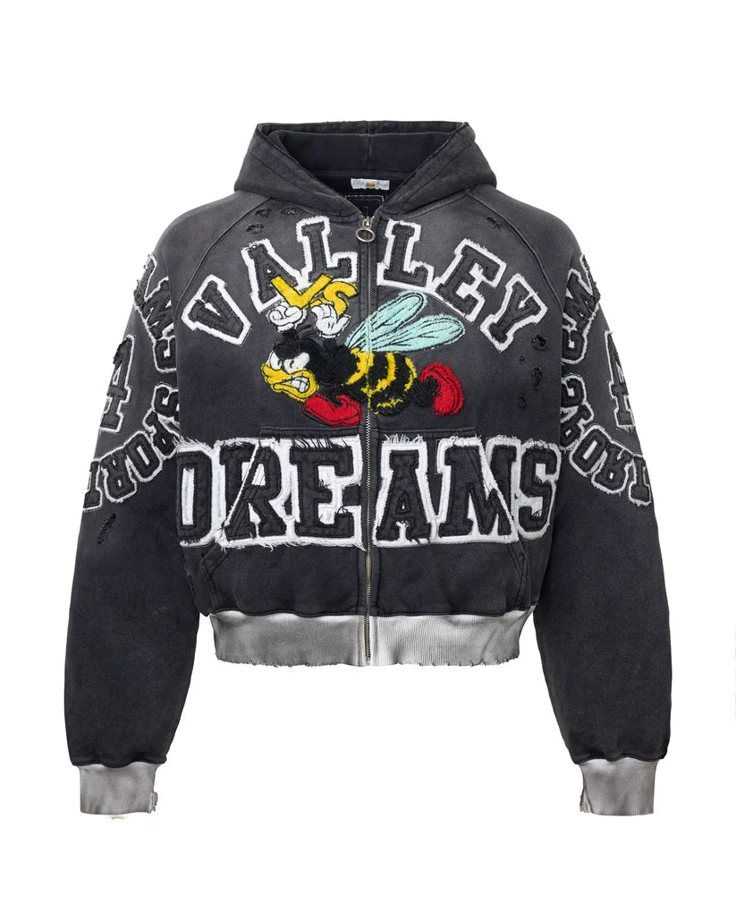 Vale forever ANTHEM ZIP UP HOODIE