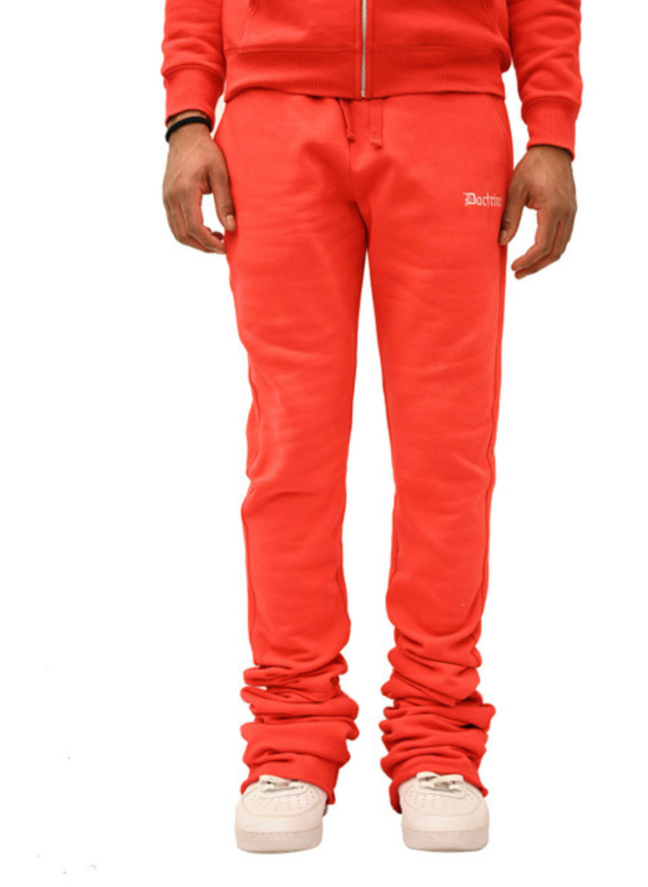 Super Stacked Doctrine Sweatpants - Flared Joggers-DBOO24