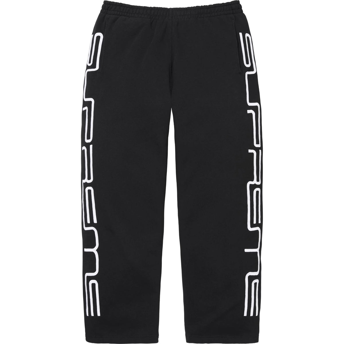 Supreme black Connect Sweatpant (Fall/Winter 2026 collection)