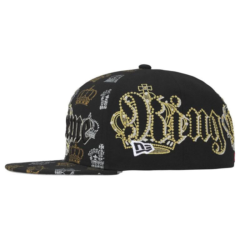 Supreme black Crown New Era® Hat