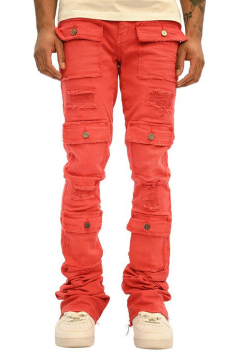 Savant Red Super Stacked Jean /DB0001