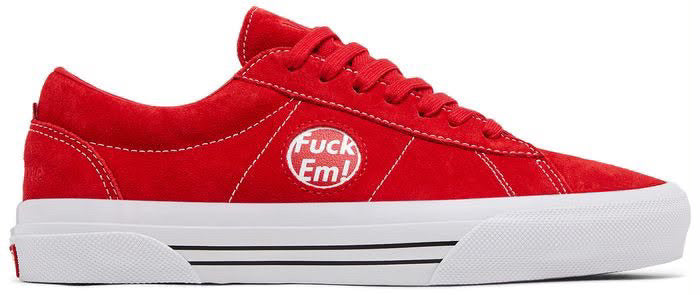 Supreme x Vans Skate Sid ‘F*ck ‘Em Pack - Red’