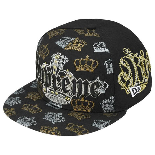 Supreme black Crown New Era® Hat