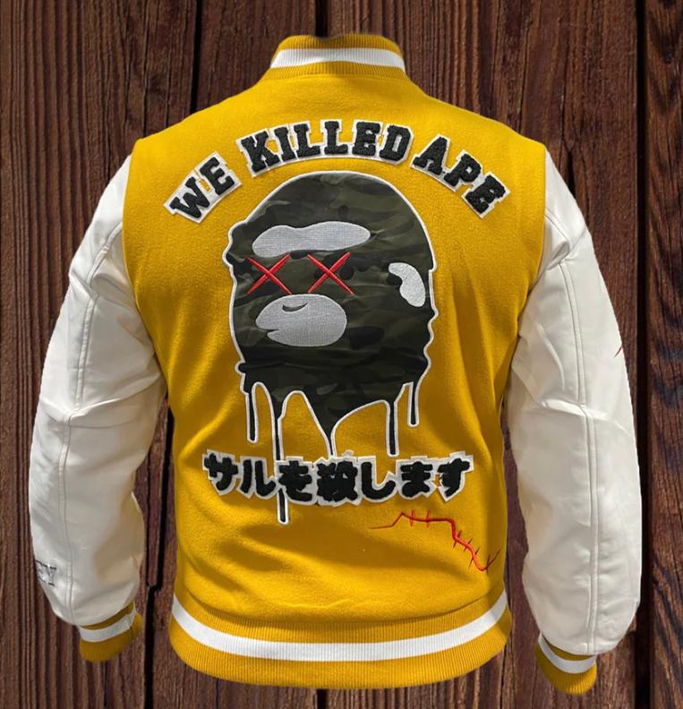 Robert Phillipe We Killed Ape Varsity Jacket-MJ-APE