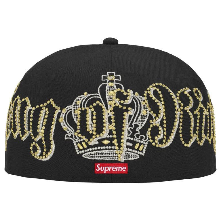 Supreme black Crown New Era® Hat