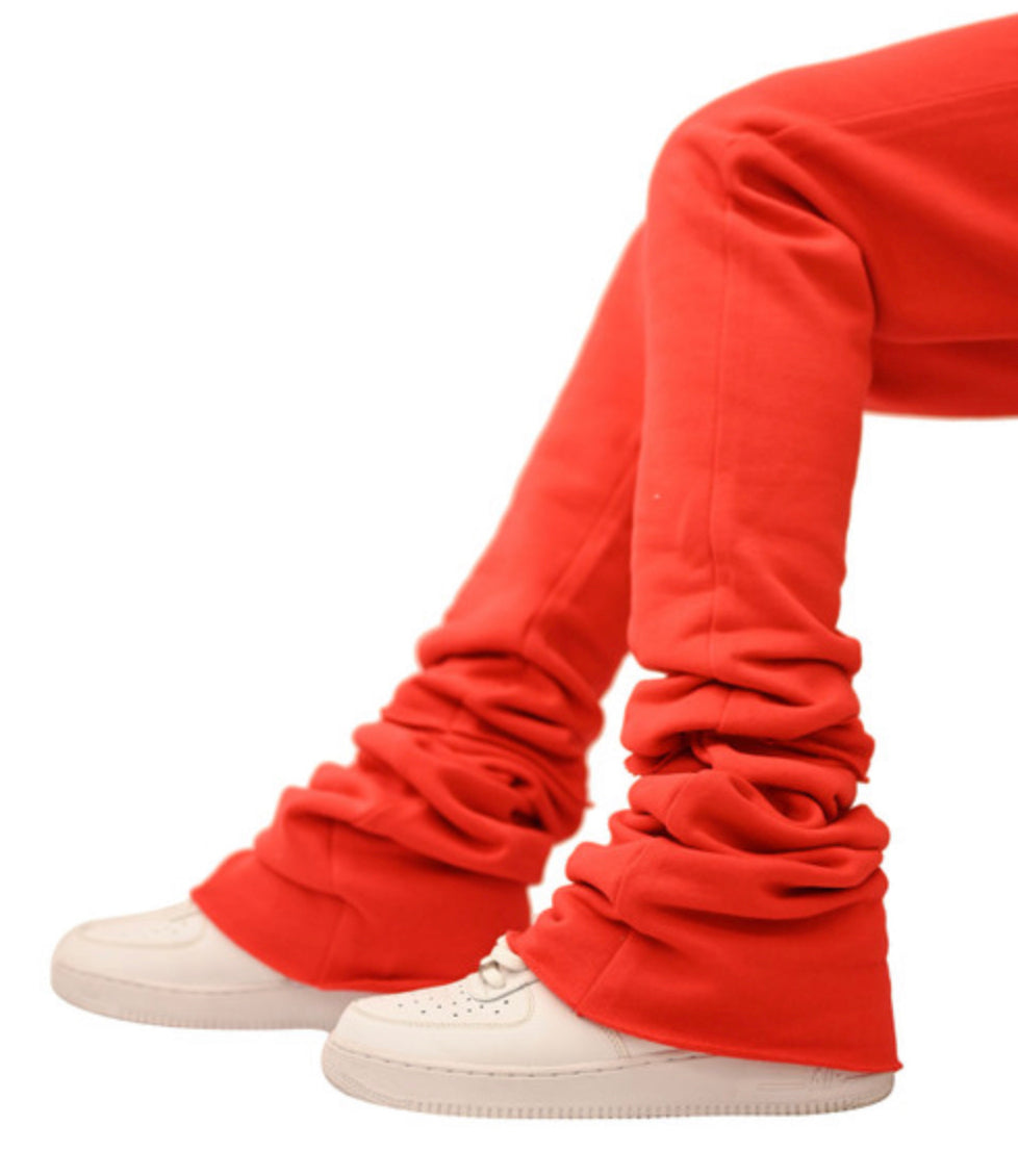 Super Stacked Doctrine Sweatpants - Flared Joggers-DBOO24