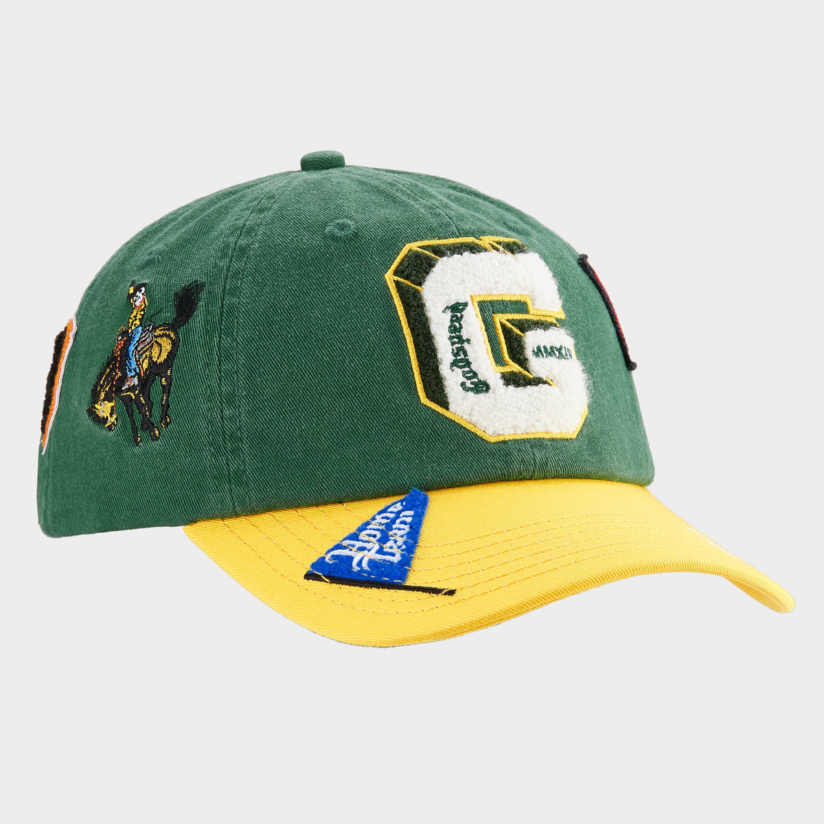GODSPEED Rugby Home Team Dad Hat (Green Yellow)