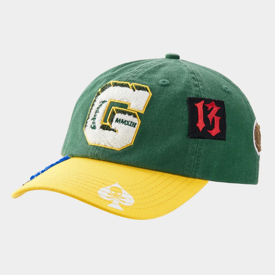 GODSPEED Rugby Home Team Dad Hat (Green Yellow)