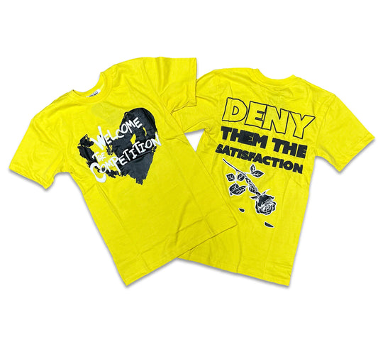 RETRO LABEL SATISFACTION SHIRT (RETRO 4 YELLOW THUNDER)