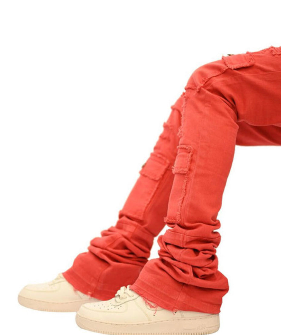 Savant Red Super Stacked Jean /DB0001