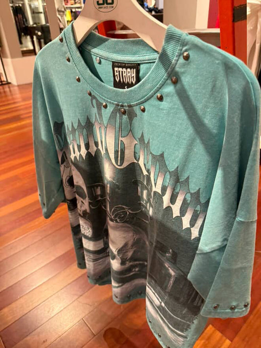 STRAY - LIGHT BLUE T SHIRT