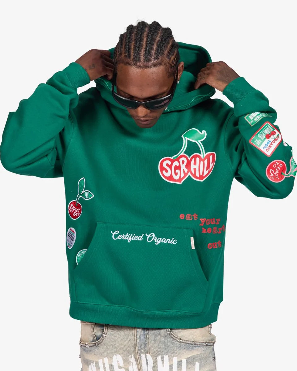 Sugarhill Cherry green Hoodie