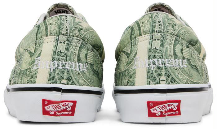 Supreme x Vans Skate Era ‘Dollar Bill’