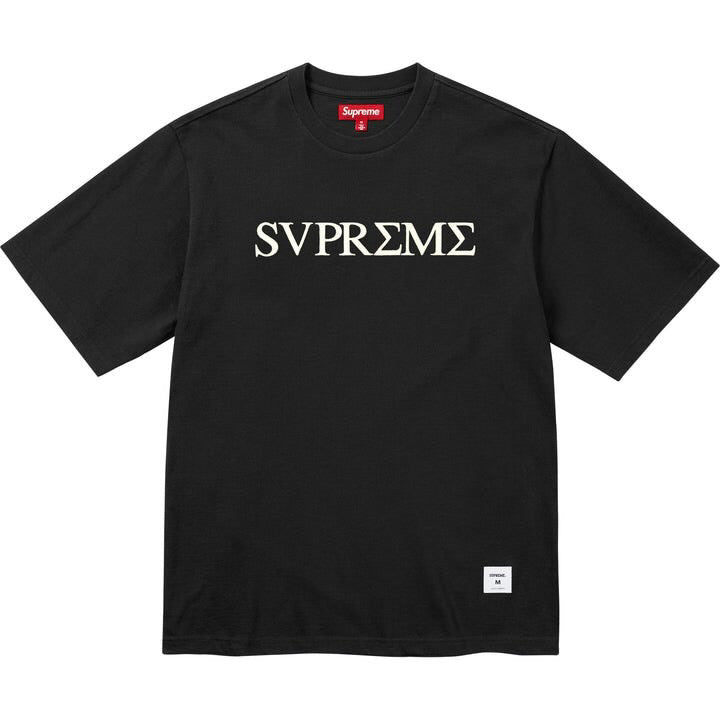 Supreme black Greek S/S Top