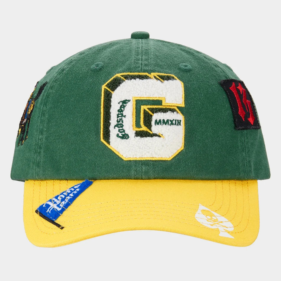 GODSPEED Rugby Home Team Dad Hat (Green Yellow)