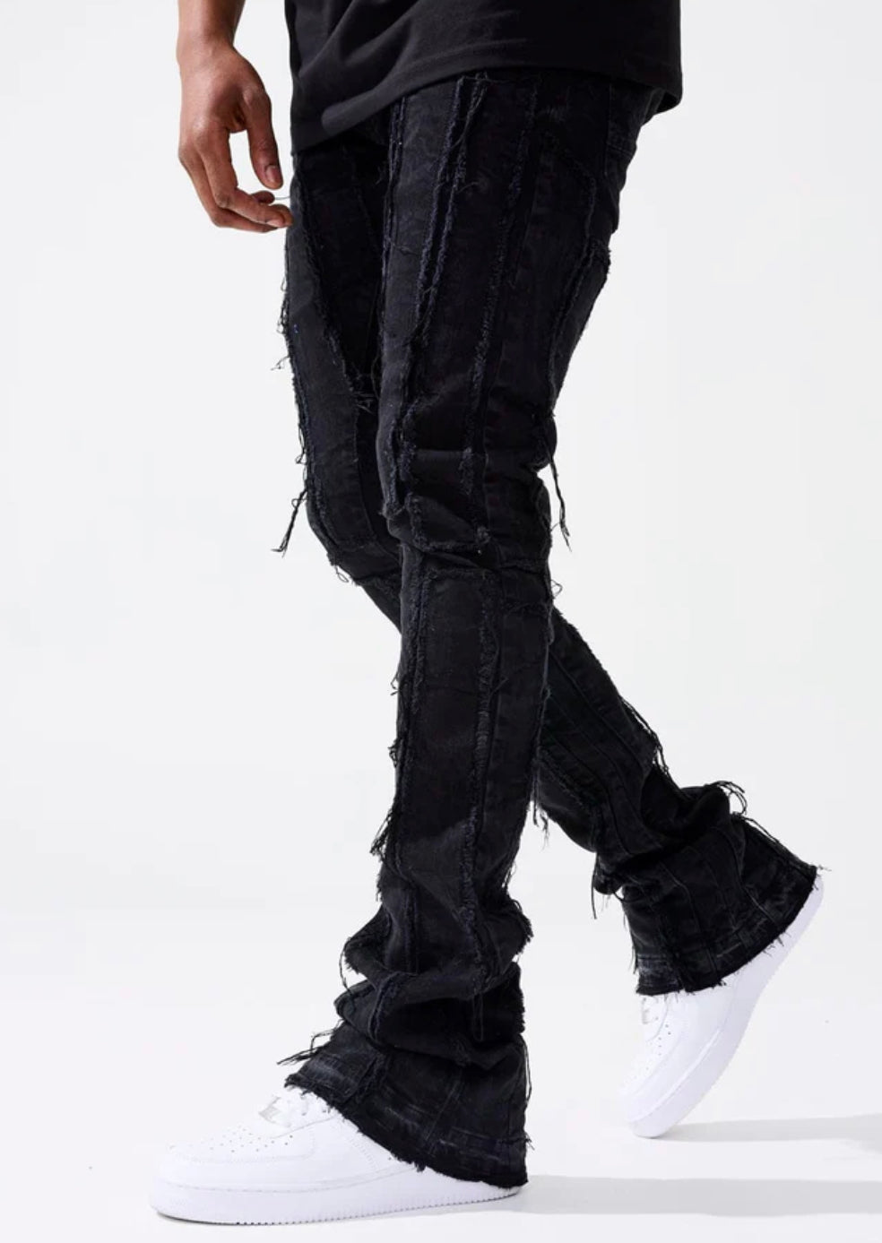 SEAN STACKED - BRAZEN DENIM (JET BLACK) Jrf1107