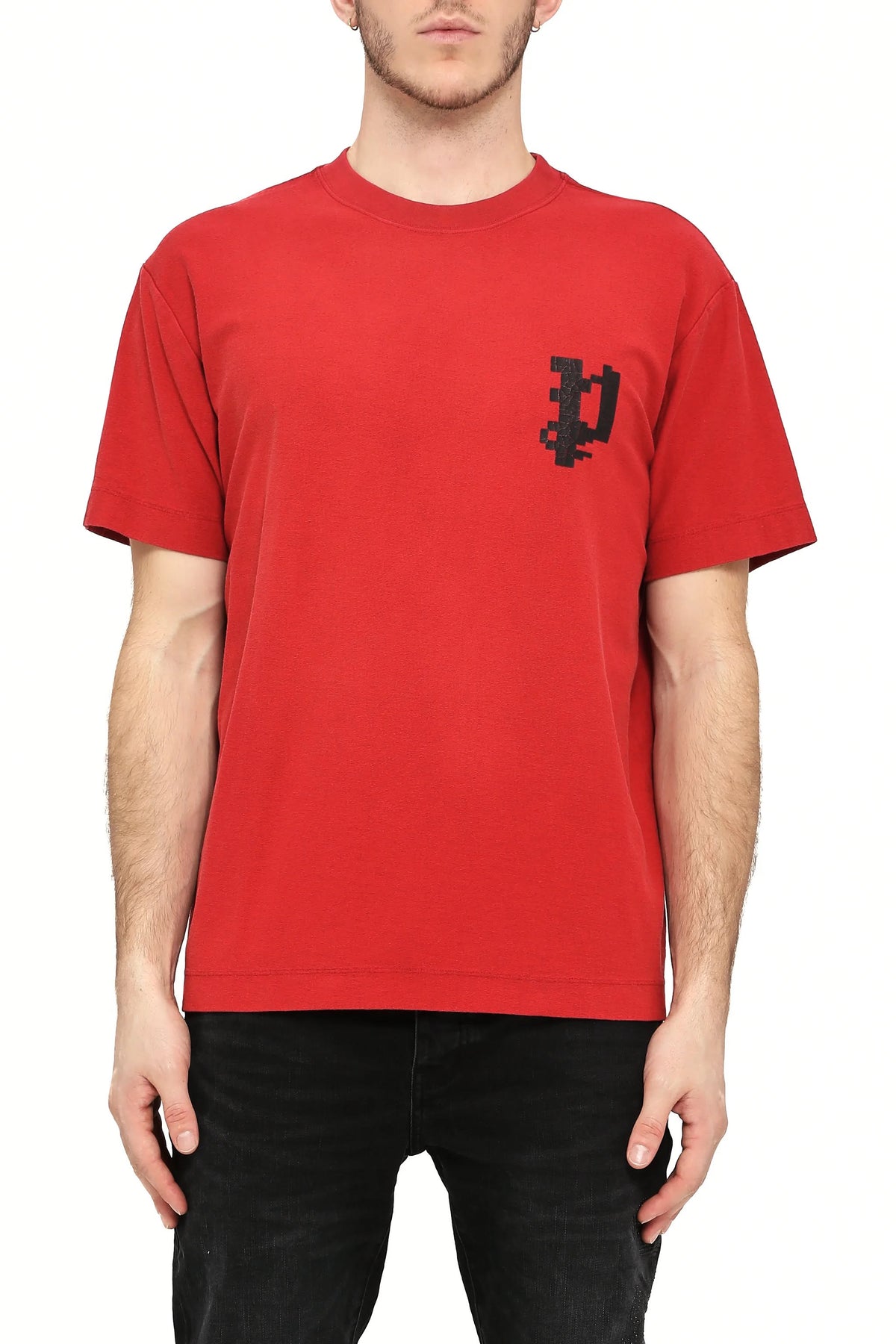 PURPLE T-SHIRT - RED - P104-TRPO425