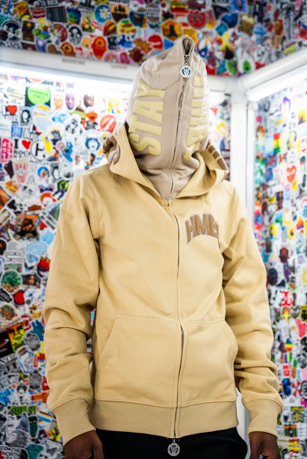 HMBL OG Sand Double Full Zip Hoodie