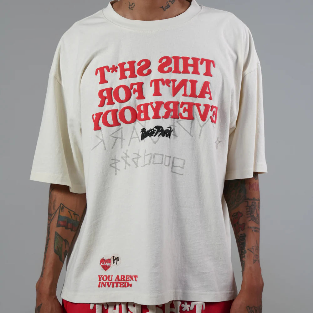 HYDE PARK This Shit Ain't for Everybody Shirt- Cream