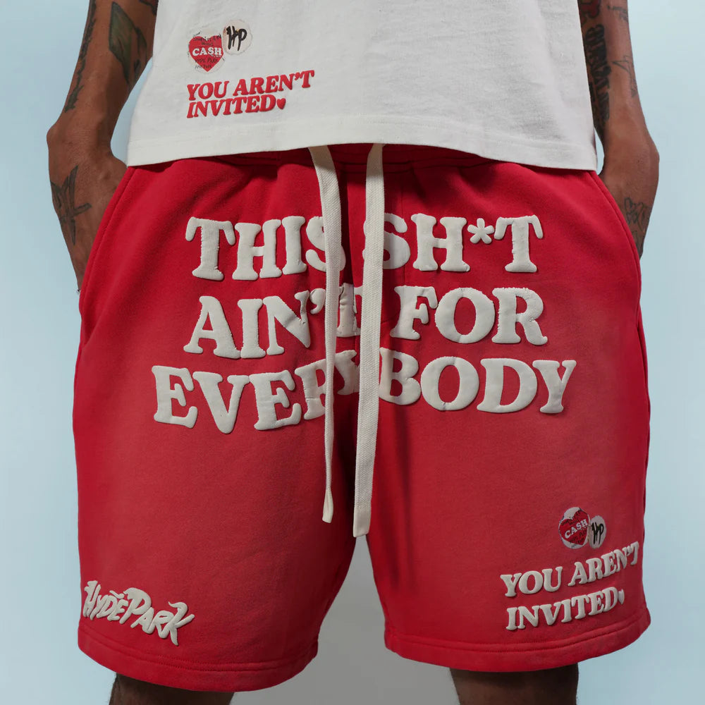 HYDE PARK This Shit Ain't for Everybody Short - Red