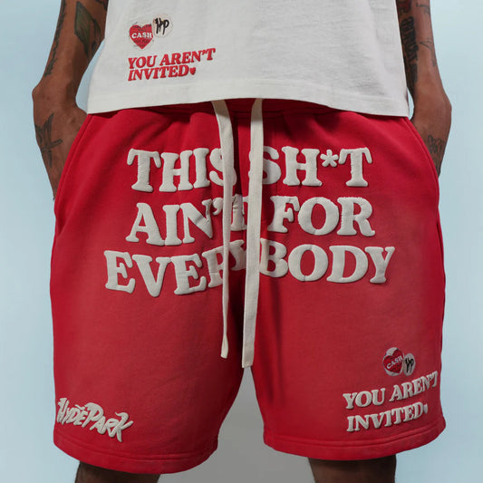 HYDE PARK This Shit Ain't for Everybody Short - Red