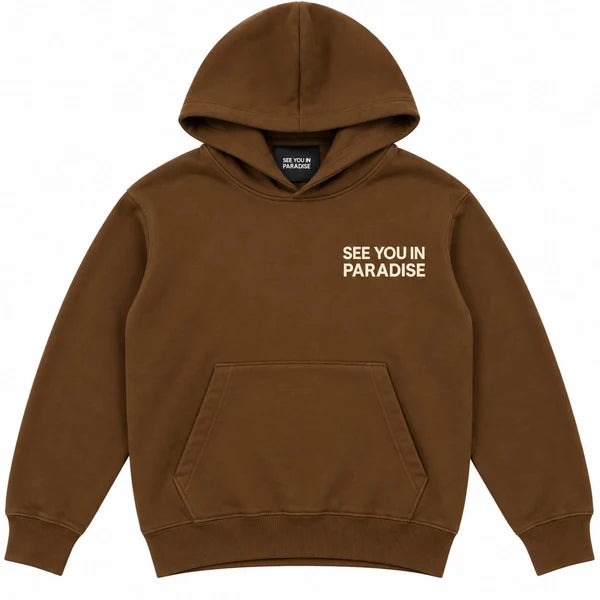See You In Paradise Wingspan Hoodie (Brown) 8816H