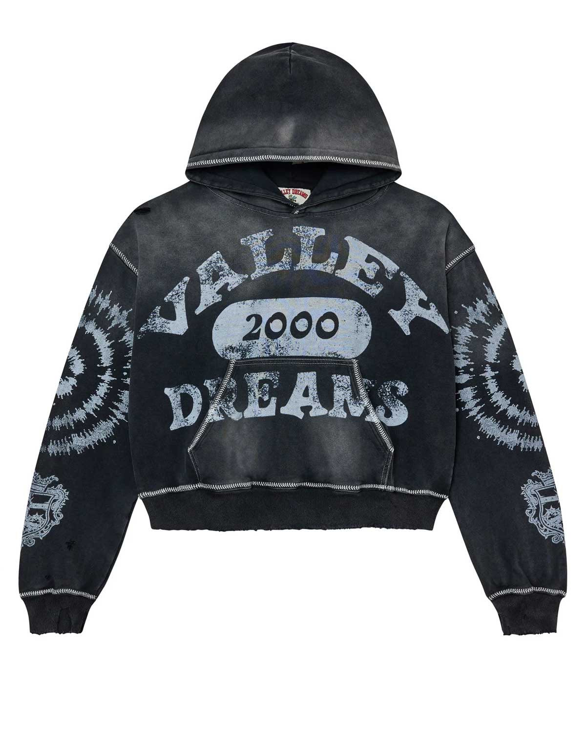 VALLEY-VS 2000 pullover hoodie  [BLACK]