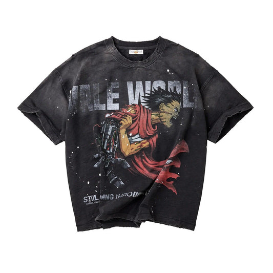 VALLEY DREAMS VALE FOREVER WORLD TEE BLACK