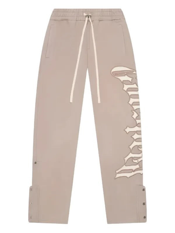 Godspeed V2 OG Logo Drawstring Track Pants in a beige or stone grey