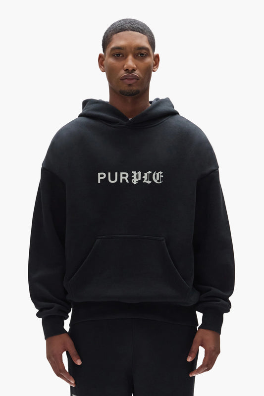 PURPLE-Half & Half Hoodie-P401-HFBH425