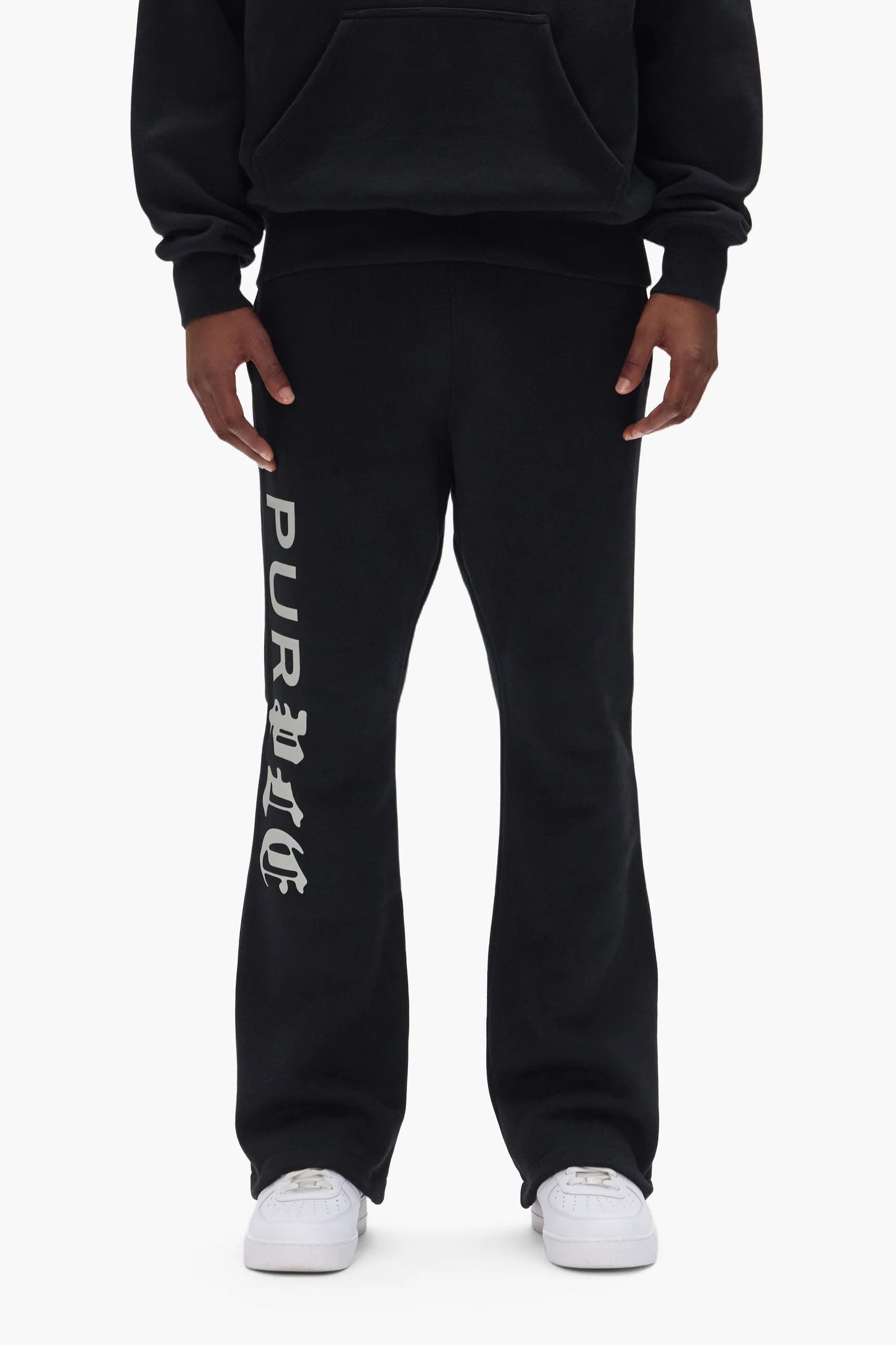 PURPLE-Half & Half Sweatpant-P459-HFBH425