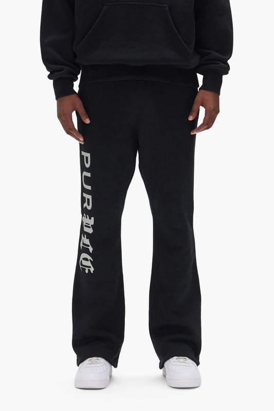 PURPLE-Half & Half Sweatpant-P459-HFBH425