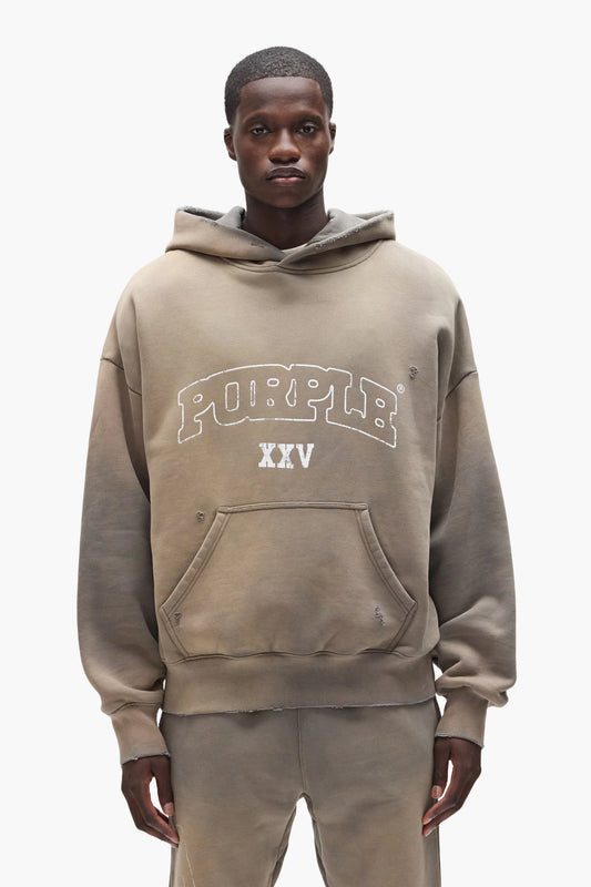 PURPLE-Slab Outline Hoodie-P401-HFGS425