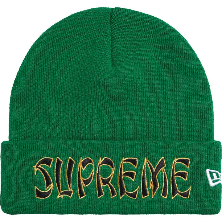 SUPREME New Era® Action Beanie GREEN